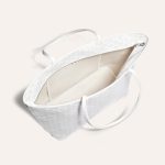 Goyard Artois Tote MM White Goyardine Canvas & Chevroches Calfskin Palladium Hardware - Image 4